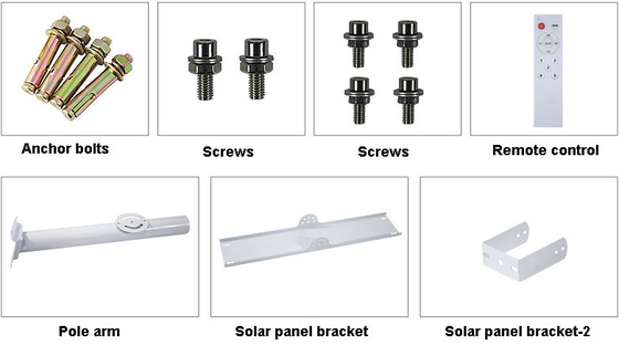Die Cast Aluminum All In One Solar Garden Street Courtyard Light Solar Panel For Home