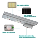 Remote Control Light Control Radar Sensor Solar Powered LED Street Light IP65 Waterproof