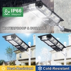 IP65 Waterproof Automated Solar LED Street Light With Luminous Flux 150lm/W
