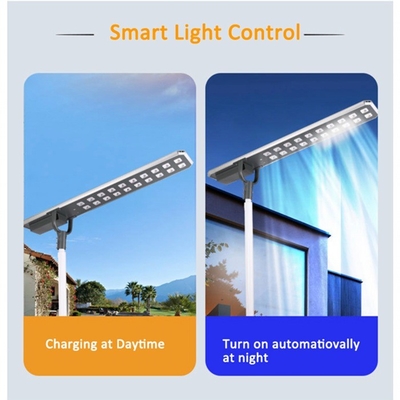 Aluminium Ip66 Integrated Solar Street Light 6000K Motion Sensor All On One Solar Street Light