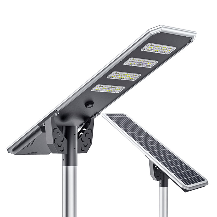 Solar LED Street Light 6500k High Lumen Wireless Installation Intelligent Control