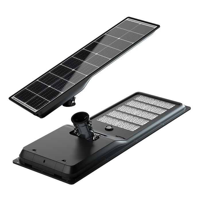 Outdoor IP66 Waterproof 40W 60W 80W Solar LED Street Light Integrated Microwave Sensor