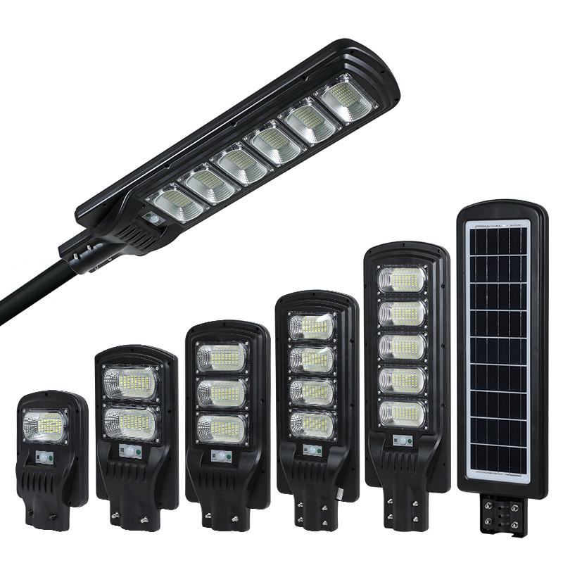 Smart Solar Lighting Lamp 300W 400W 500W 600W Radar Motion Sensor Integrated Solar Street Light