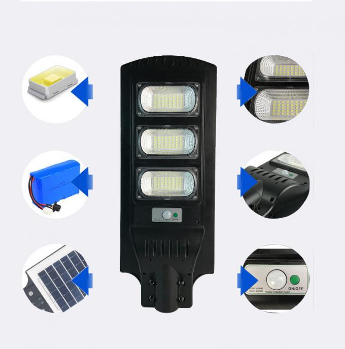 Ip65 ngoài trời 60w 120w 180w 240w 300w tích hợp tất cả trong một ánh sáng đường dẫn mặt trời 2